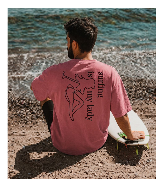 Surfing Lady Men's Tee