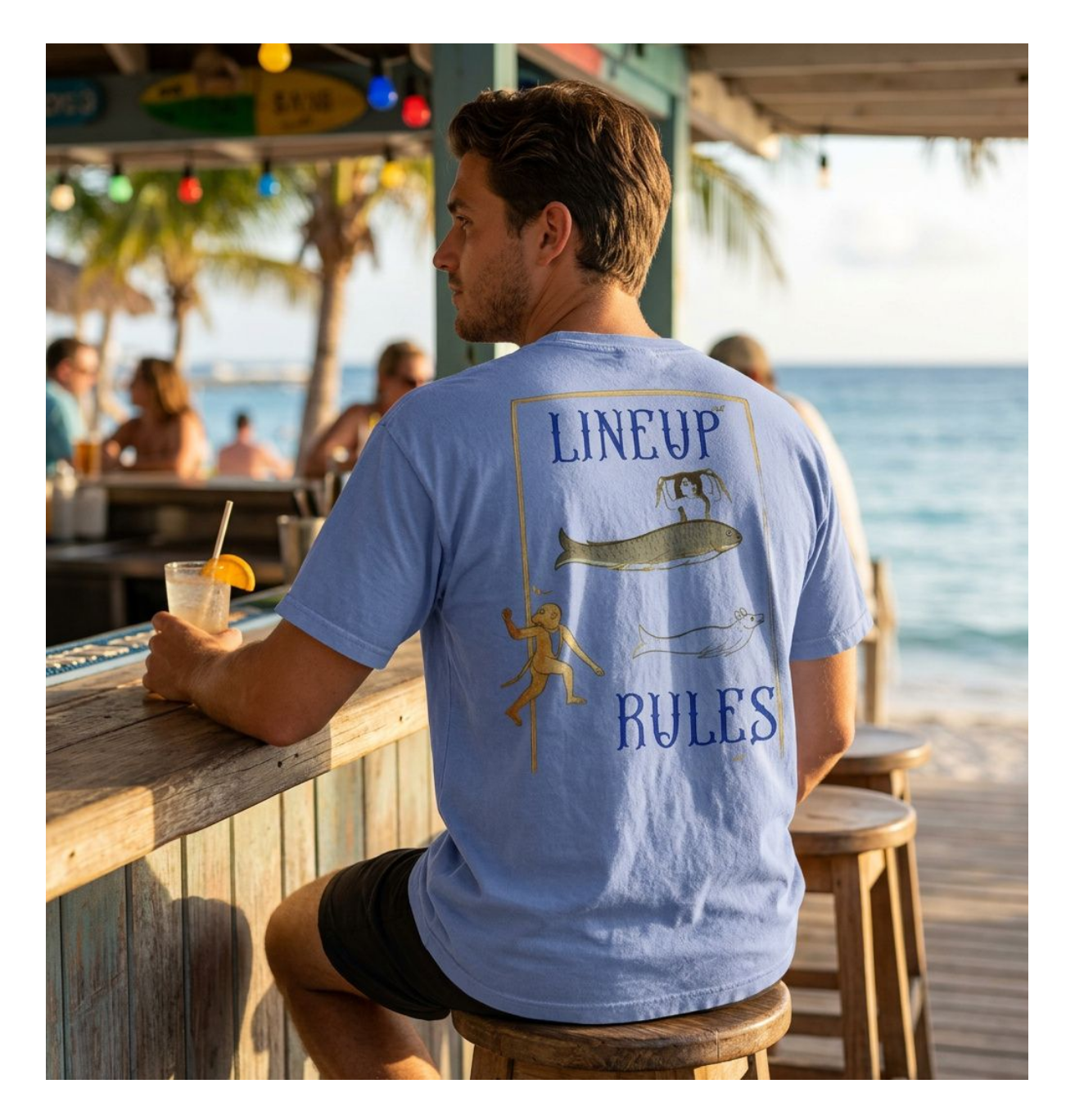 Line Up Rules Men's Tee
