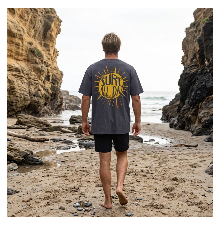 Surf All Day Men's Tee
