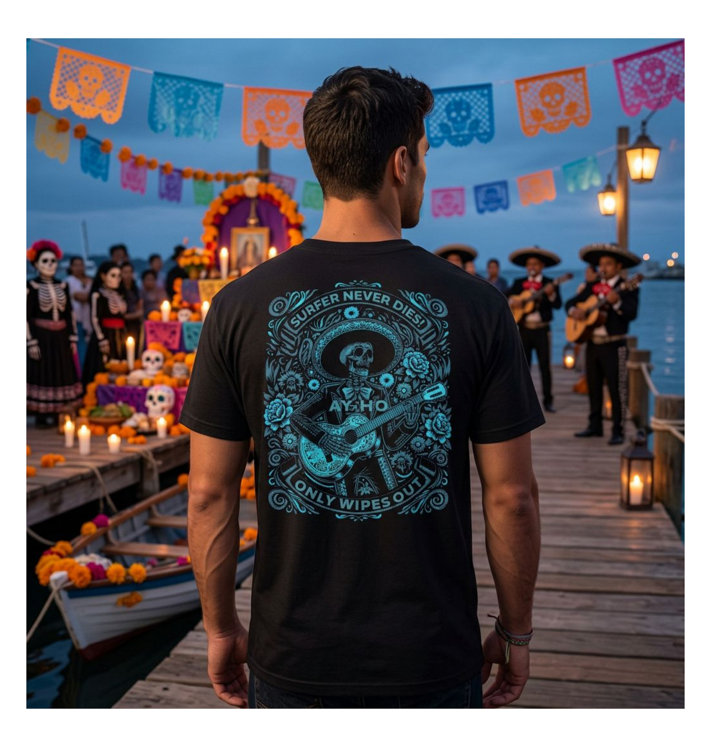 Surfers Never Die Men's Tee