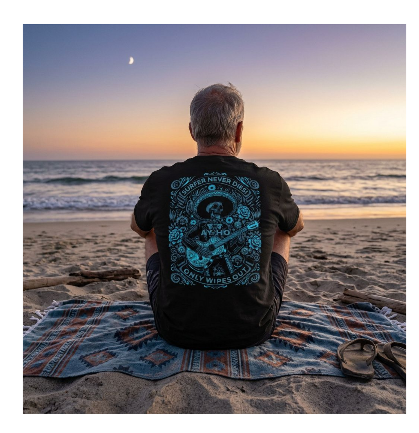 Surfers Never Die Men's Tee