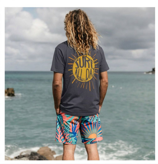 Surf All Day Men's Tee